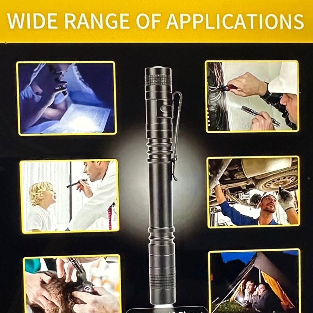 ❣️5|$25❣️Mini Black Flashlight. 🆕 - Picture 3 of 6